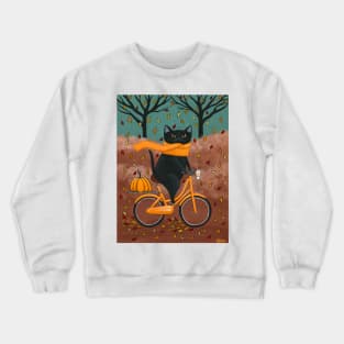 Fall Bicycle Ride Crewneck Sweatshirt